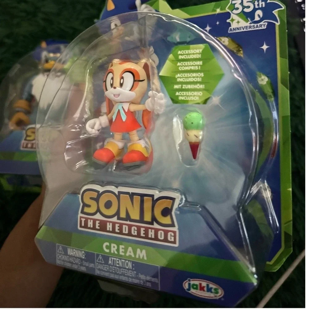 1 Cream 4' Figure Sonic The Hedgehog 35th Anniversary Jakks Pacific